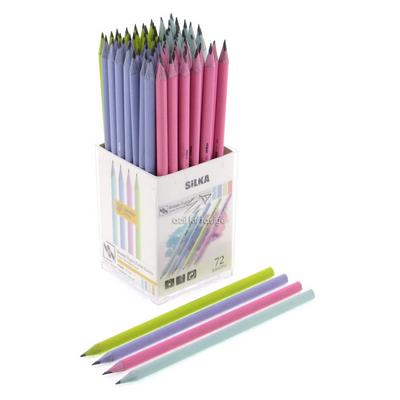 Silka Ocean Üçgen Gövdeli Kurşun Kalem 72'Li Paket