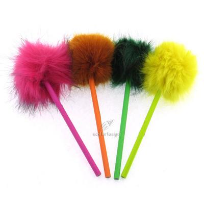 Silka Tetra Neon Ponponlu Kurşun Kalem (Adet)