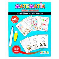 Matematik Eğitim Kartları Yaz Sil Öğren Aktivite Kartları