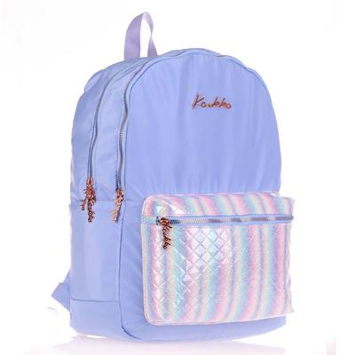 Kaukko Bright Sırt Çantası K1518 Kapitone Floral Mavi