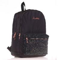 Kaukko Bright Sırt Çantası K1524 Taşlı Siyah