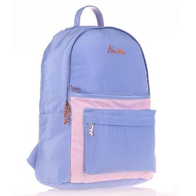 Kaukko Magical Sırt Çantası K1538 Simli-Floral Mavi