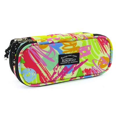 Kaukko Nature Özel Bölmeli Katlı Kalem Çantası K2175 Colors