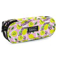 Kaukko Nature Özel Bölmeli Katlı Kalem Çantası K2177 Limon