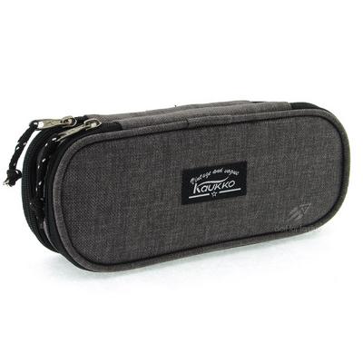 Kaukko Özel Bölmeli Katlı Kalem Çantası K2181 Gri