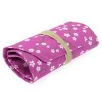 Kaukko Roll Art Kalem Çantası K2190 Fuşya Çiçekli