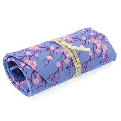 Kaukko Roll Art Kalem Çantası K2192 Bebe Mavi Çiçekli