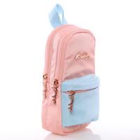 Kaukko Shine Junior Bag Kalem Çantası K2196 Simli Somon