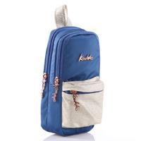 Kaukko Shine Junior Bag Kalem Çantası K2197 Simli Lacivert