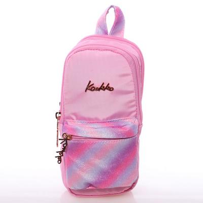 Kaukko Magical Junior Bag Kalem Çantası K2203 Simli Pembe