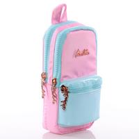 Kaukko Leather Junior Bag Kalem Çantası K2216 Rugan Pembe