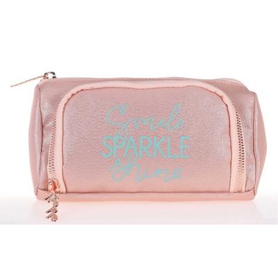 Kaukko Sparkle Plump Kalem Çantası K2306 Somon