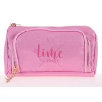 Kaukko Sparkle Plump Kalem Çantası K2307 Pembe