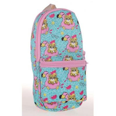 Kaukko Nature Junıor Bag Kalem Çantası K2324 Tıger Flamıngo