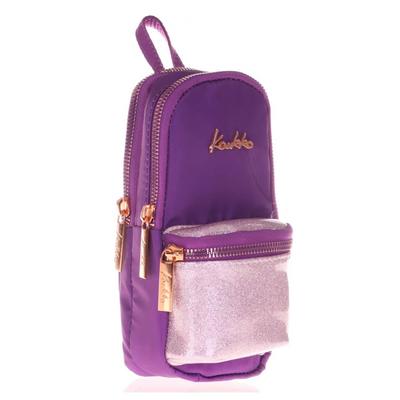Kaukko Bright Junior Bag Kalem Çantası K2484 Rugan Mürdüm