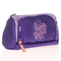 Kaukko Sparkle Plump Kalem Çantası K2529 Duble Lila