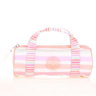 Kaukko Travel Double Stripe Kalem Çantası K2599 Salmon