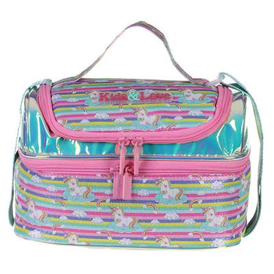 Kaukko Kids&Love Unicorn Beslenme Çantası L7065 Aynalı Simli