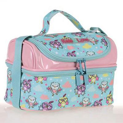 Kaukko Kids&Love Owl Beslenme Çantası L7070 Rugan Hologram