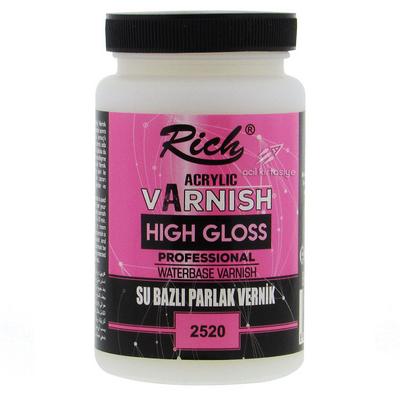 Rich Professional Kokusuz Su Bazlı Parlak Vernik 250Cc