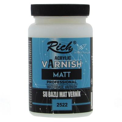 Rich Professional Kokusuz Su Bazlı Mat Vernik 250Cc