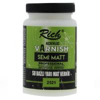 Rich Professional Kokusuz Su Bazlı Yarı Mat Vernik 250Cc