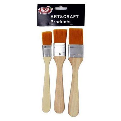 Rich Ekonomik 3'Lü Fırça Seti Sarı Kıl