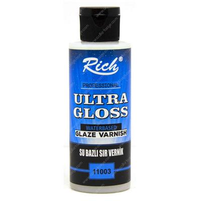 Rich Professional 250Cc Kokusuz Su Bazlı Ultra Gloss Glaze Sır Vernik