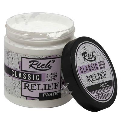 Rich Classic Relief Paste Klasik Rölyef Pasta 250Cc Beyaz