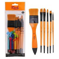 Rich No:8 Zemin Fırça Karma 6'Lı Set