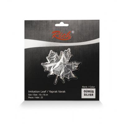 Rich Yaprak Varak Gümüş