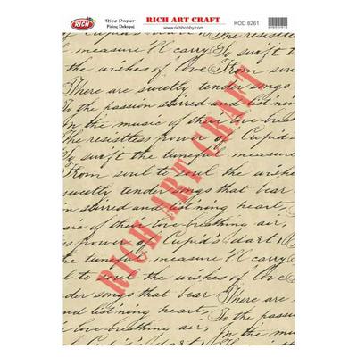 Rich Pirinç Dekopaj Kağıdı A3 30X42cm 8261