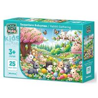Art Puzzle 25 Parça Yapboz 35046 Tavşanların Buluşması
