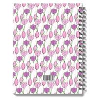 My Mia Art Mıa-001 Sert Kapaklı Spiralli Defter 17X24 192 Sayfa Çizgili Tulip-Big