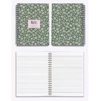 My Mia Art Mıa-002 Sert Kapaklı Spiralli Defter 14X20 192 Sayfa Çizgili Starflower-Midi