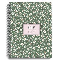 My Mia Art Mıa-002 Sert Kapaklı Spiralli Defter 14X20 192 Sayfa Çizgili Starflower-Midi