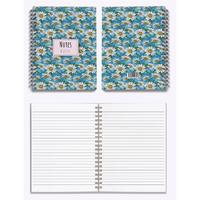 My Mia Art Mıa-002 Sert Kapaklı Spiralli Defter 14X20 192 Sayfa Çizgili Daisy-Midi