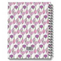 My Mia Art Mıa-002 Sert Kapaklı Spiralli Defter 14X20 192 Sayfa Çizgili Tulip-Midi