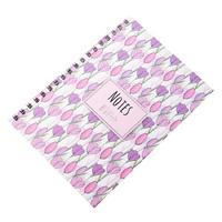 My Mia Art Mıa-002 Sert Kapaklı Spiralli Defter 14X20 192 Sayfa Çizgili Tulip-Midi