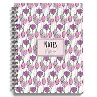 My Mia Art Mıa-002 Sert Kapaklı Spiralli Defter 14X20 192 Sayfa Çizgili Tulip-Midi