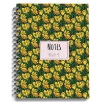 My Mia Art Mıa-002 Sert Kapaklı Spiralli Defter 14X20 192 Sayfa Çizgili Magnolia-Midi