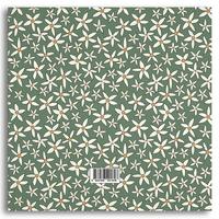 My Mia Art Mıa-004 Kenar Baskılı Kare Defter 16X16 120 Sayfa Yeşil Papatya