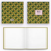 My Mia Art Mıa-004 Kenar Baskılı Kare Defter 16X16 120 Sayfa Sarı Manolya