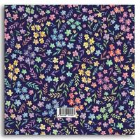 My Mia Art Mıa-004 Kenar Baskılı Kare Defter 16X16 120 Sayfa Kır Çiçeği