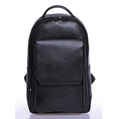 Us Polo 21565 Deri Sırt Çantası Siyah