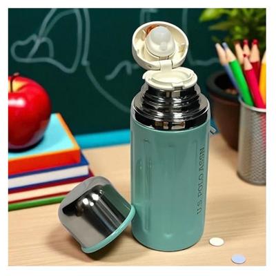Polo 25022 Paslanmaz Çelik Termos Matara 600Ml Turkuaz