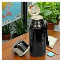 Polo 25024 Paslanmaz Çelik Termos Matara 600Ml Siyah