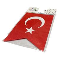 Kuşe İpli Kırlangıç Bayrak 12X17cm 10'Lu