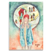 Denden Dd-006 Düş Çizgisi Sert Kapaklı Defter 17X24 192 Sayfa Çizgili