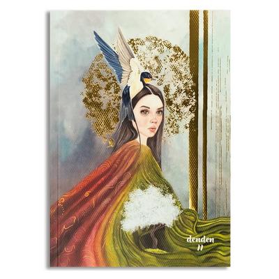 Denden Dd-008 Mini Kalp Atışı Yumuşak Kapak Not Defteri 11,5X16,5 64 Yp Çizgisiz